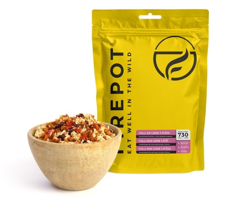 Chilli non Carne z ryżem Firepot XL, 800g/730 kcal
