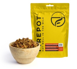 Orientalne nudle z wieprzowiną Firepot XL, 580g/765 kcal