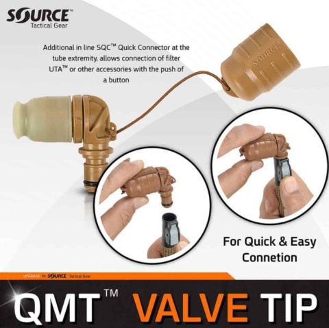 Ustnik Source Helix Valve black